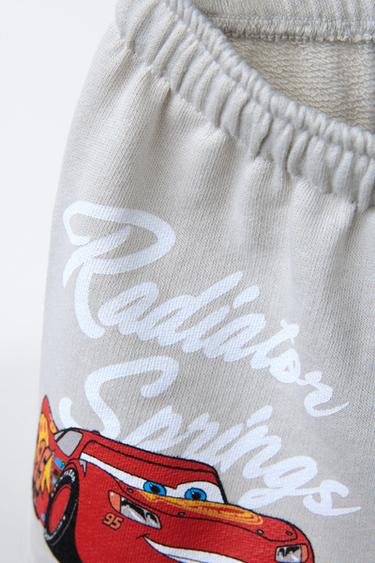 CARS RAYO MCQUEEN © DISNEY PLUSH BERMUDA SHORTS - Light grey by Zara - Image 2