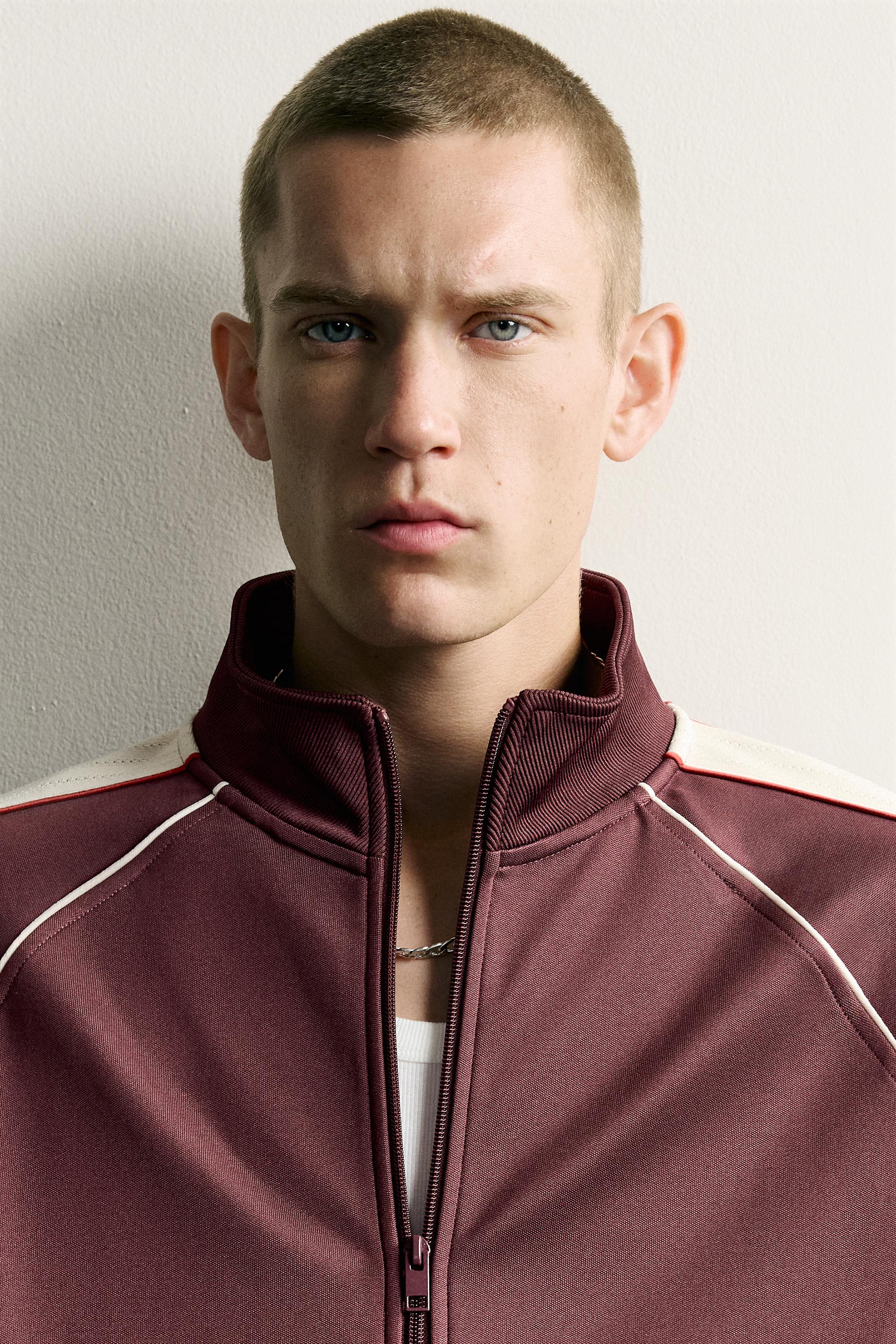 RETRO CONTRAST TRACK JACKET