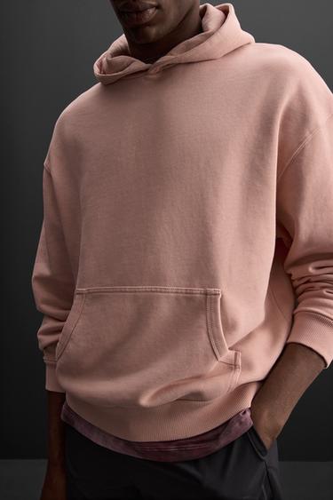EMBROIDERED HOODIE - Pink by Zara - Image 5