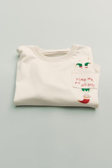ELF POCKET T-SHIRT - Ecru by Zara