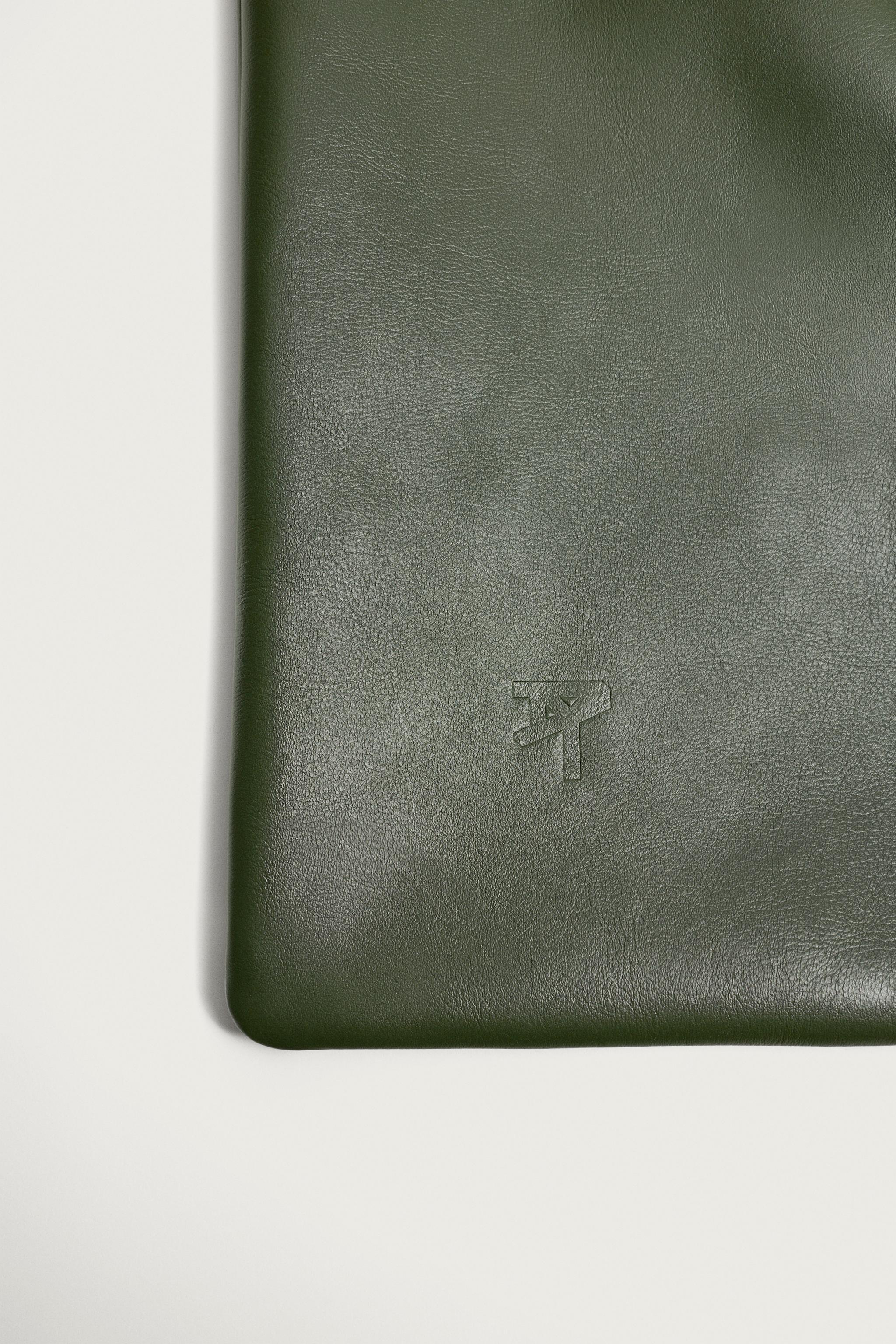 LEATHER SHOPPER BAG