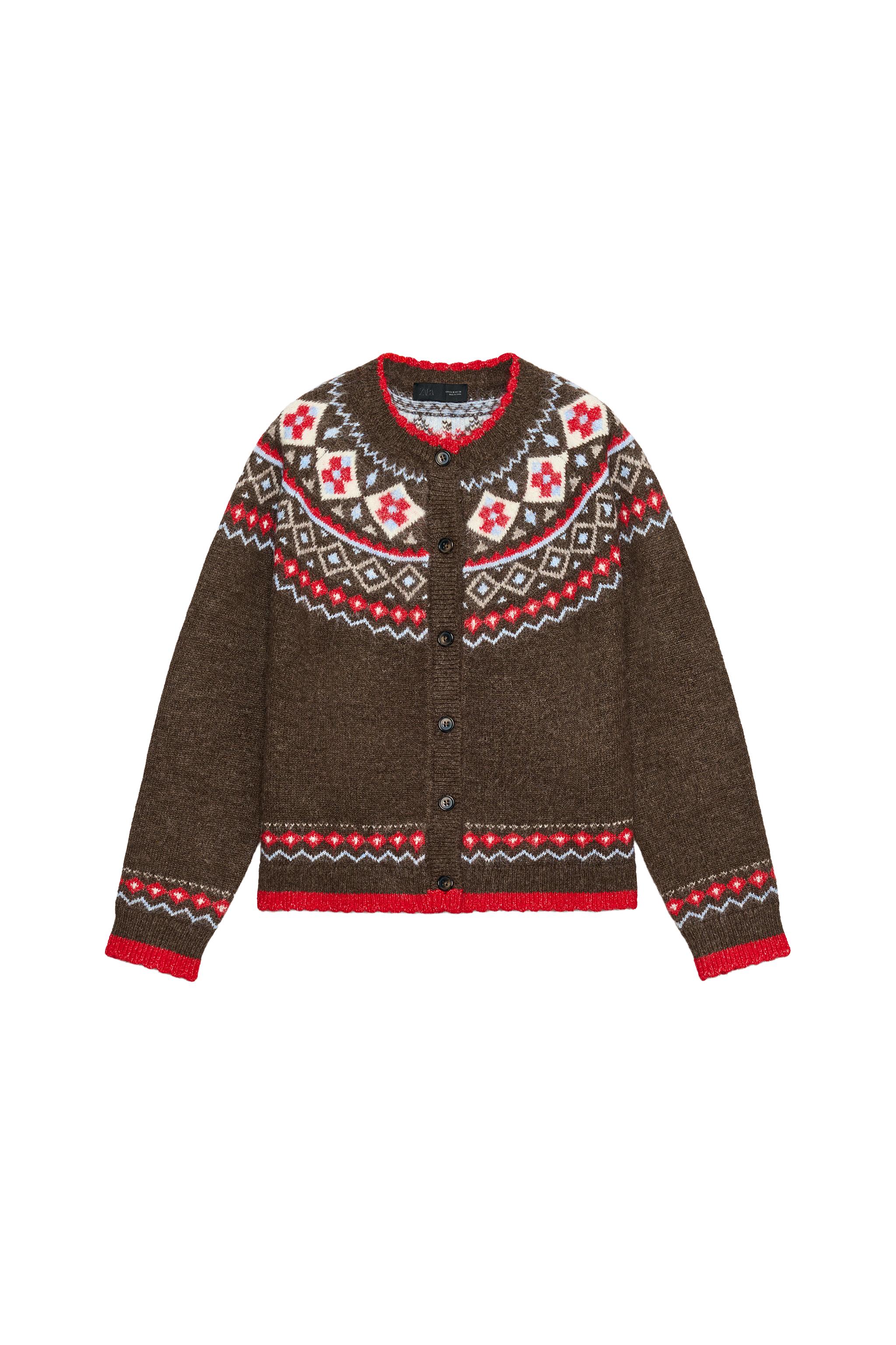 CHAQUETA PUNTO JACQUARD