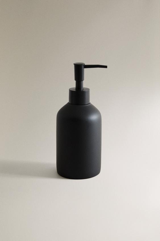 DISPENSER ΜΠΑΝΙΟΥ ΑΠΟ ΜΑΥΡΗ ΡΗΤΙΝΗ - Μαύρο του Zara - Εικόνα 0