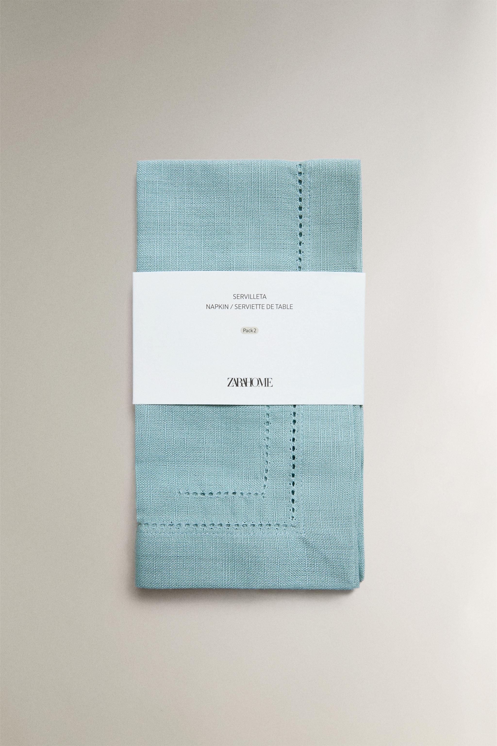 COTTON HEMSTITCHED NAPKINS (PACK OF 2)