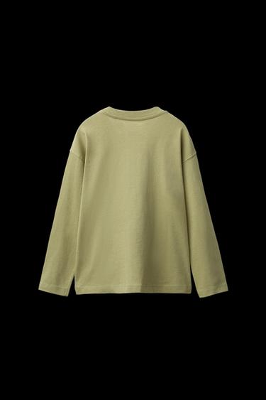 BASIC T-SHIRT - Khaki by Zara