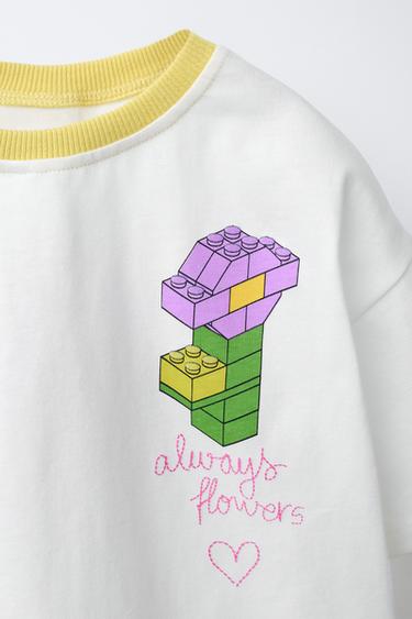 T-SHIRT IMPRIMÉ LEGO® - Blanc de Zara - Image 2