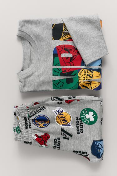 AGES 6-14 / NBA - MULTI TEAMS PYJAMAS - Grey marl by Zara
