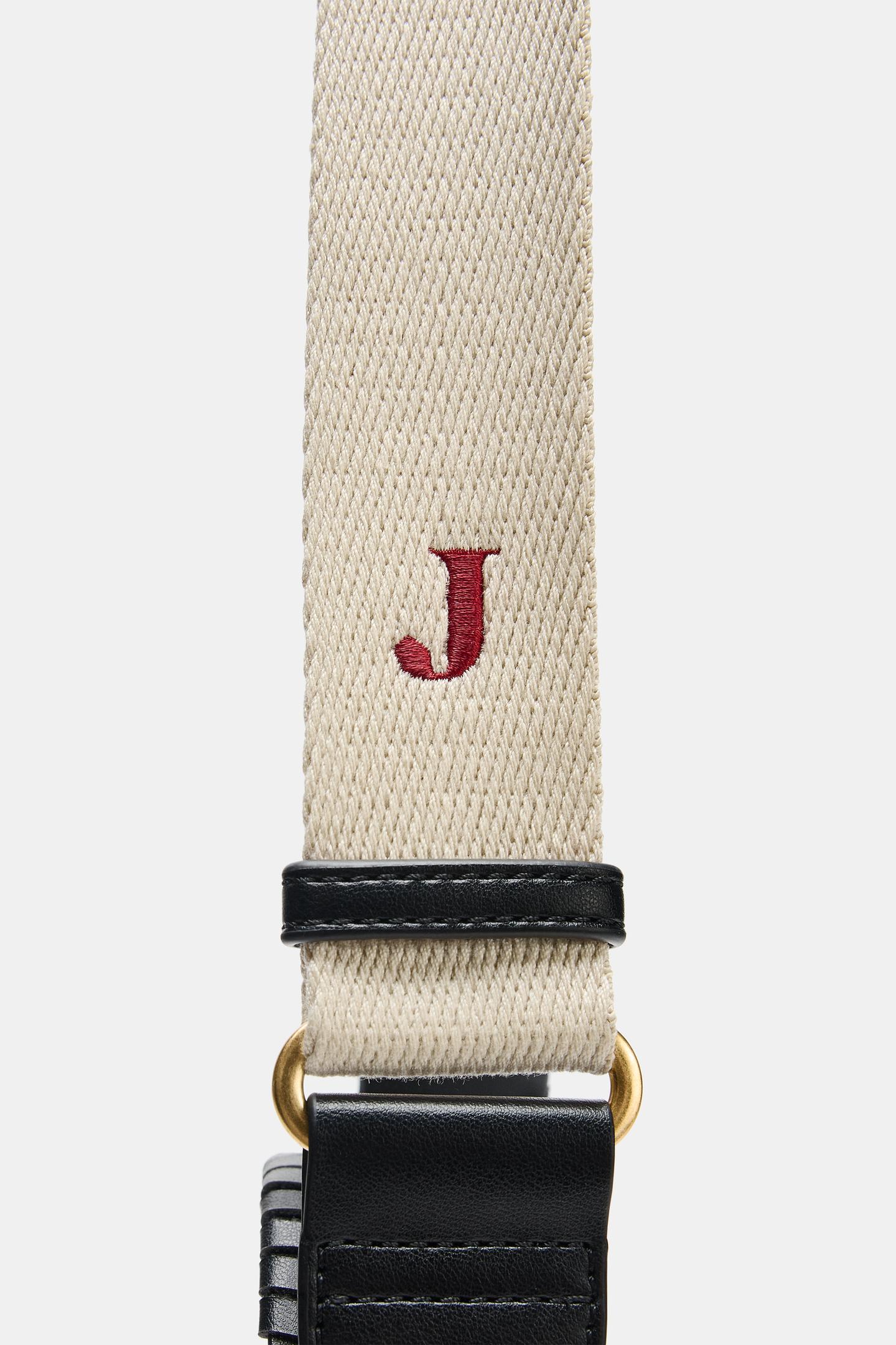 Женская сумка Zara Braided-Handle Handbag, цвет: Чёрный — фото 9