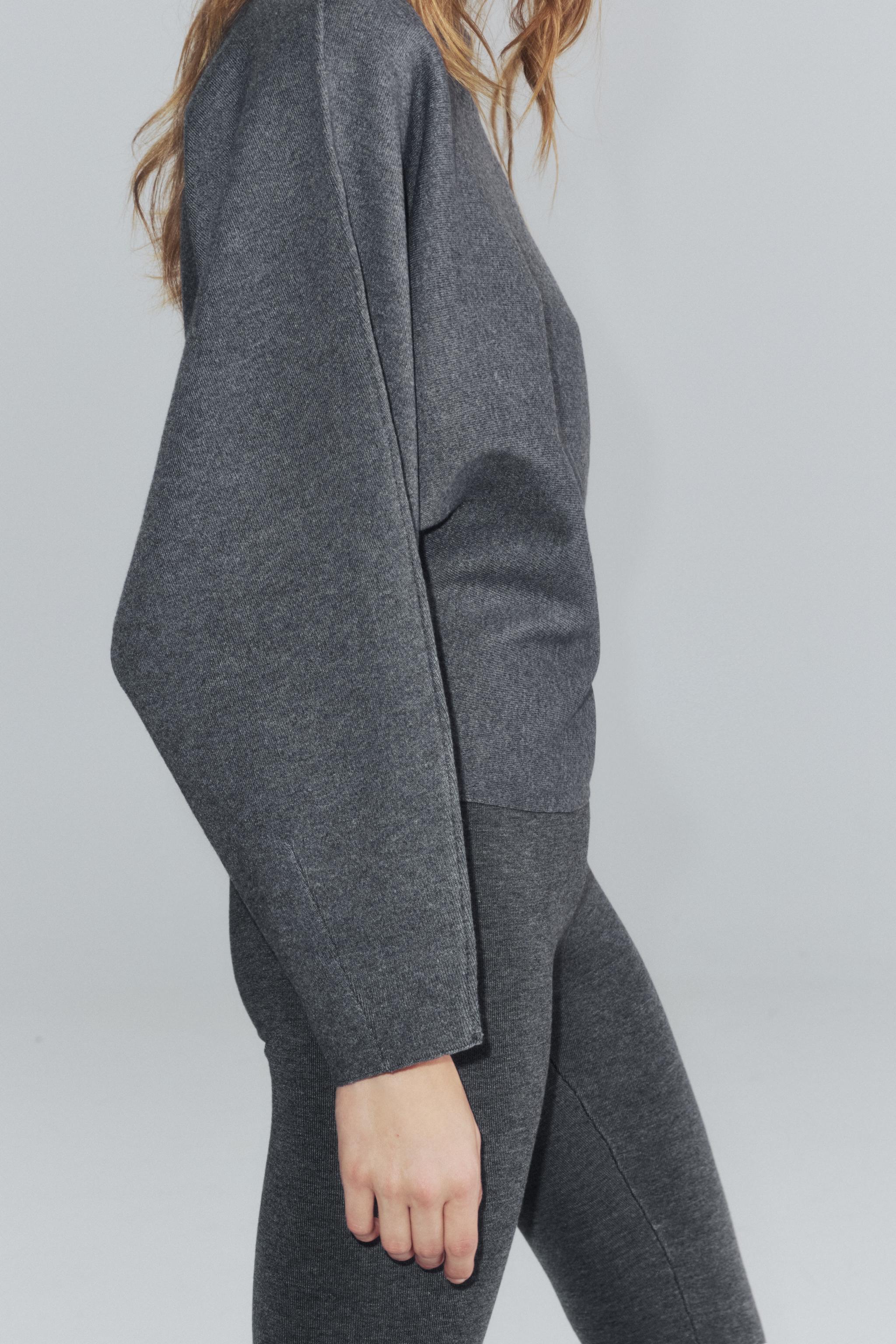 Mock-Neck Knit Sweater by Zara