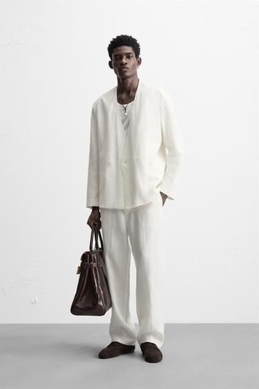 100% LINEN SUIT - 201 by Zara