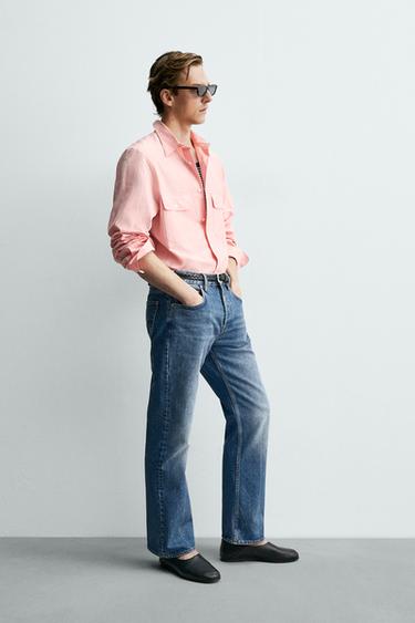 JEAN DROIT BOOTCUT AARON LEVINE X ZARA - Bleu moyen de Zara - Image 3