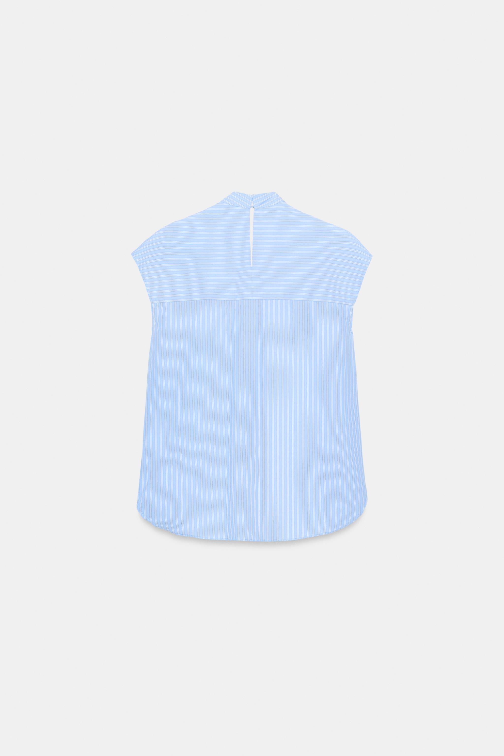 ZW COLLECTION STRIPED SHIRT WITH TIES