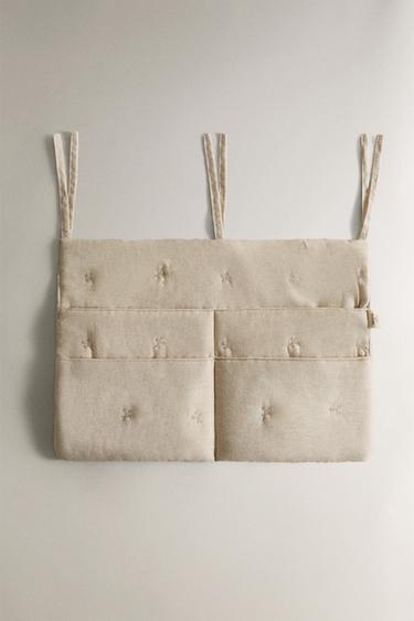 ORGANISATEUR LIT BÉBÉ BRODÉ - Écru de Zara - Image 0