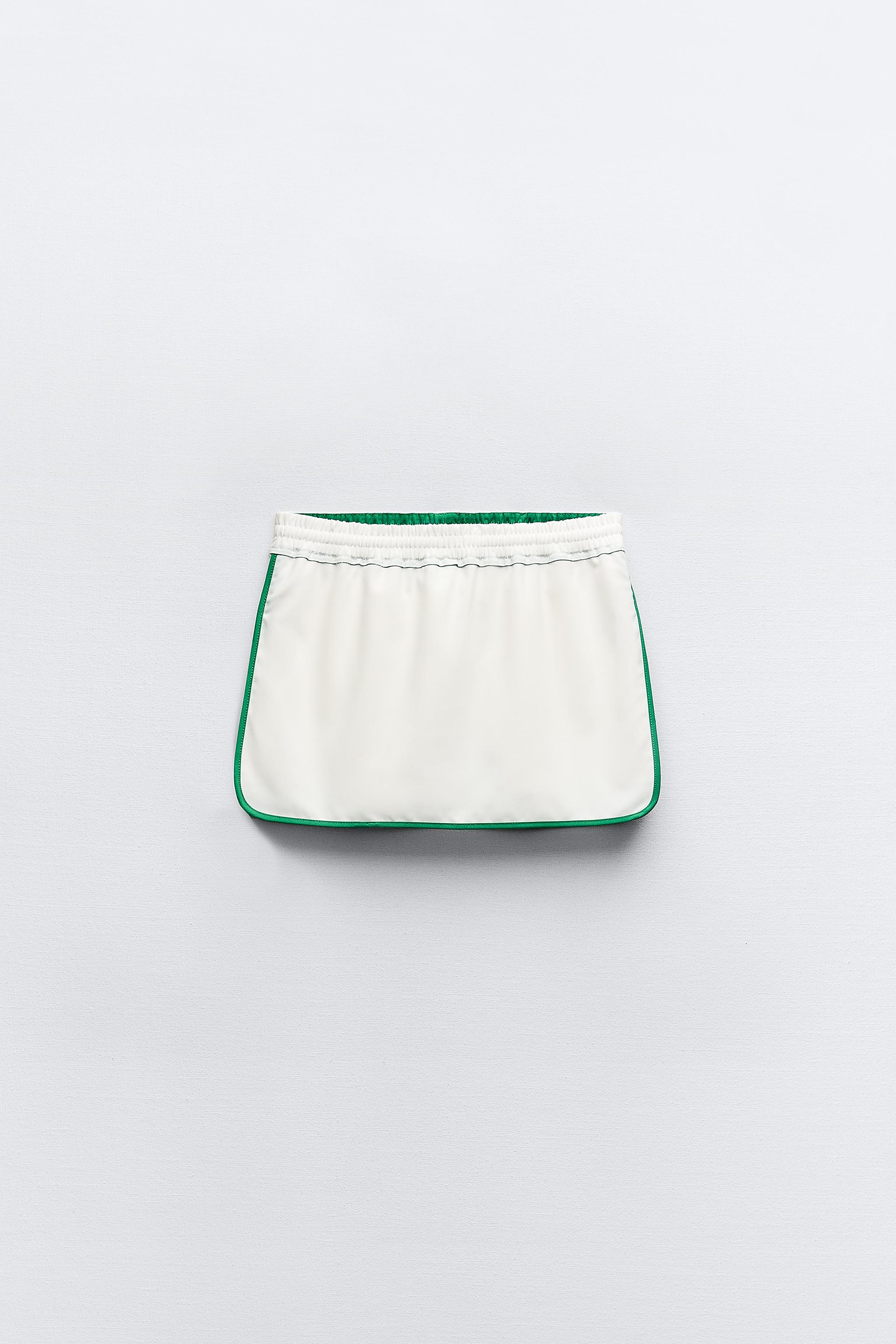 PIPED SKORT White ZARA United States