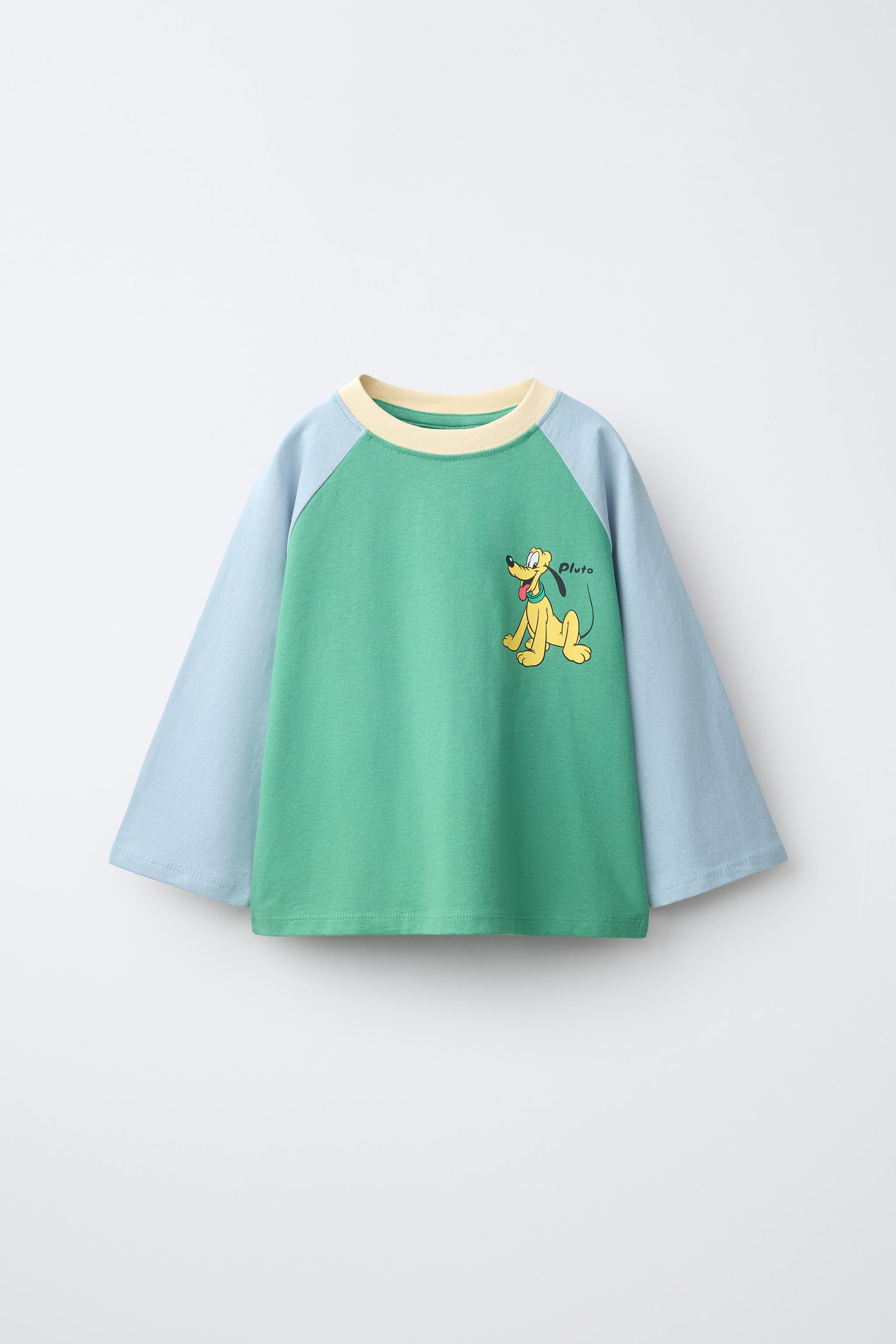 PLUTO© DISNEY RAGLAN T-SHIRT — Intense green