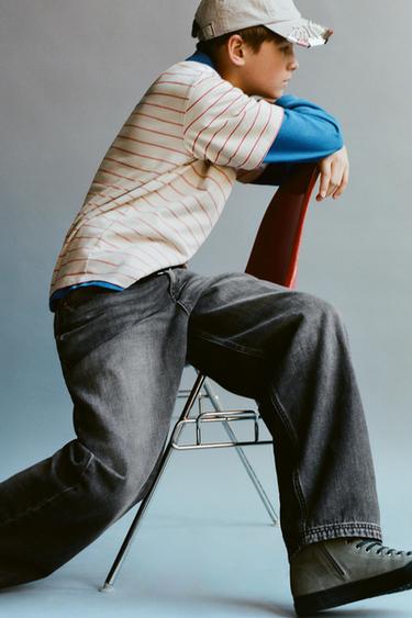 BAGGY RELAXED JEANS - Dunkelgrau von Zara