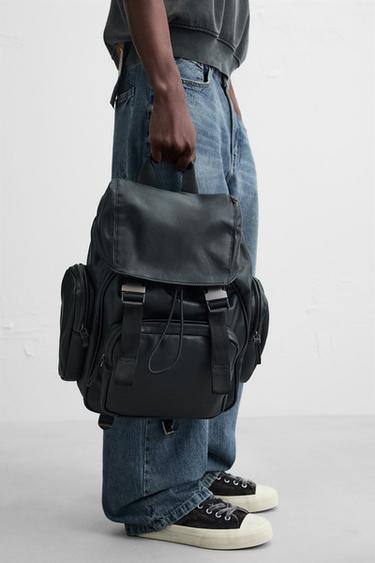 ZAINO CON TASCHE - Nero di Zara - Immagine 0