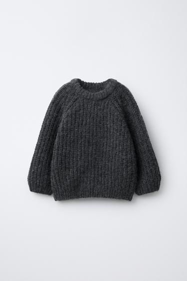 CHUNKY KNIT JUMPER - Anthracite Grey by Zara - Image 0