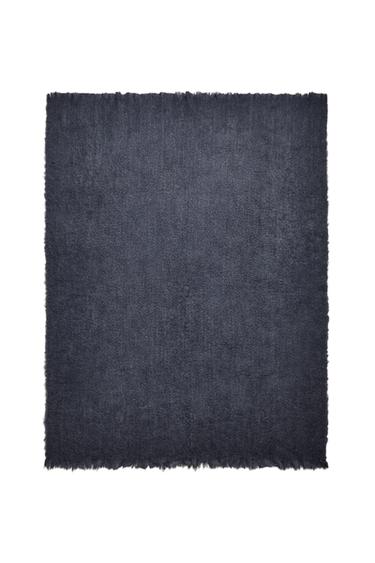 Zara WOOL BLANKET - Blue