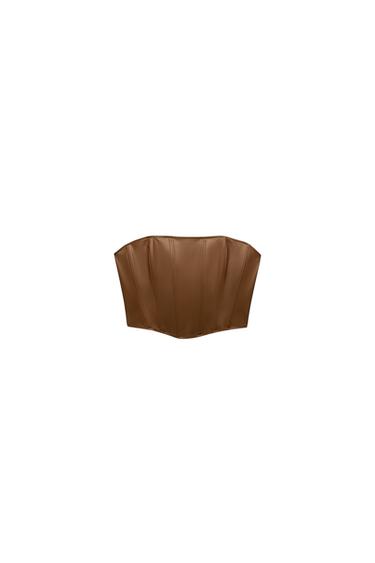 TOP CORSETERO EFECTO PIEL