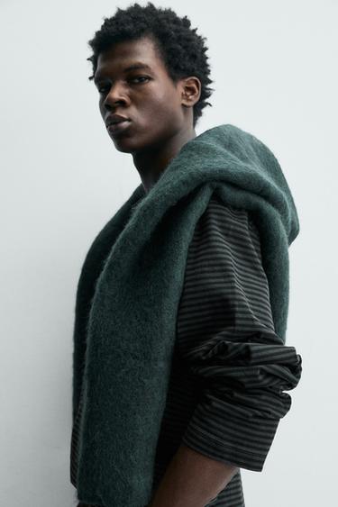 T-SHIRT RAYURES LAVÉES - Gris de Zara - Image 4