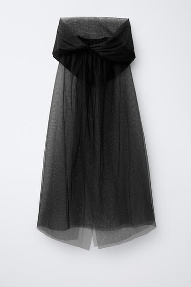 FANCY DRESS HOODED CAPE - Black by Zara - Image 0