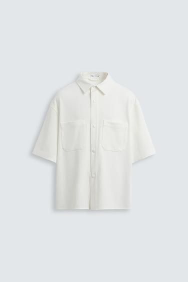 SOBRECAMISA CONFORT - Blanco roto de Zara