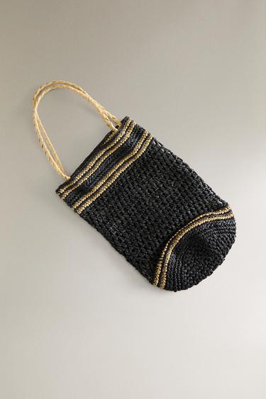 PAPER TOTE BAG - Two-tone by Zara - Image 2