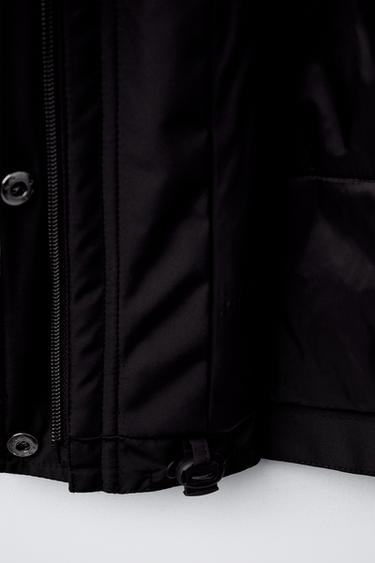 PARKA REMBOURRÉE - Noir de Zara - Image 4