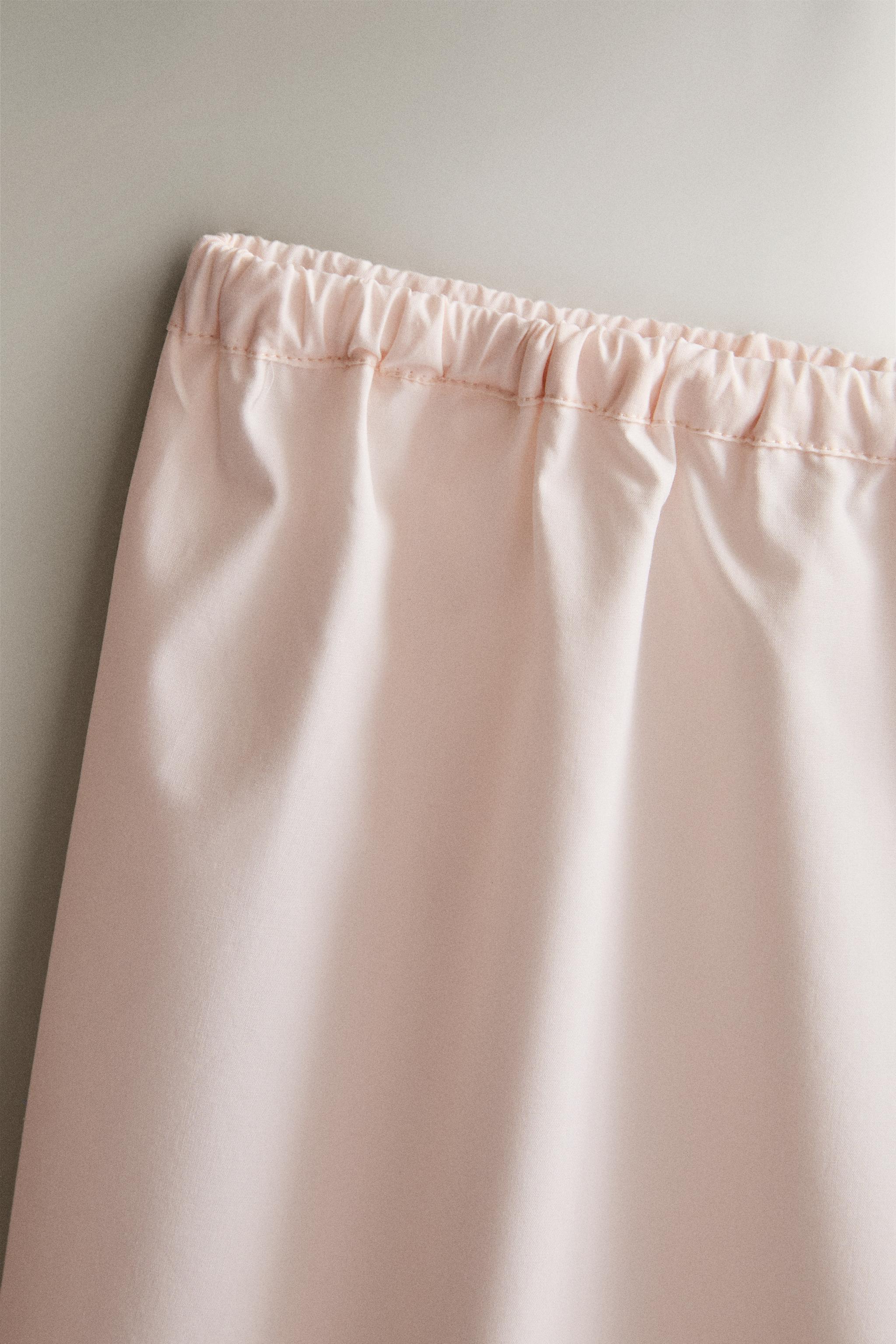 POPLIN SHORTS — Light pink