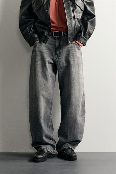 Zara BALLOON FIT JEANS - Gray