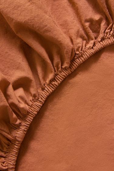 KIDS' DYED FITTED SHEET - Brick by Zara - Image 3