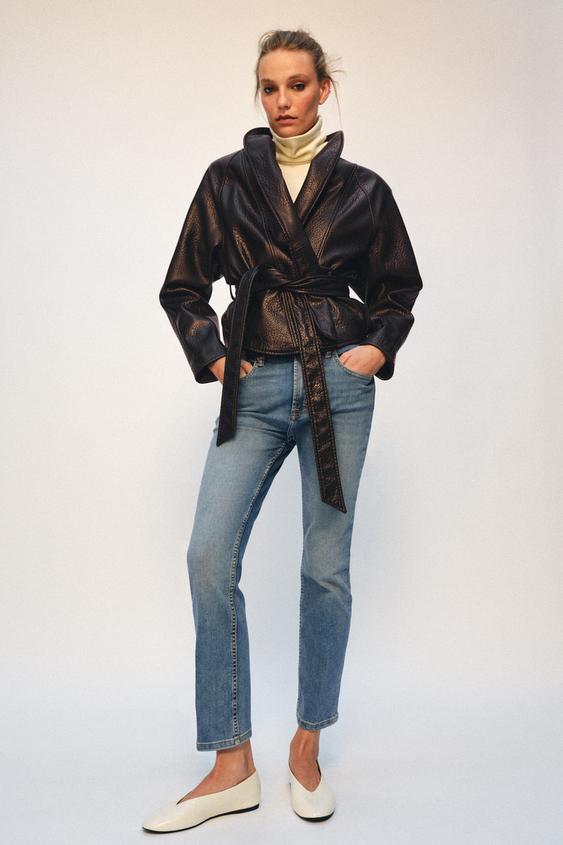 ZW COLLECTION MID-RISE BOOTCUT JEANS from Zara - $59.90