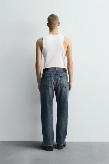 JEAN STRAIGHT ANKLE FIT ÉDITION LIMITÉE - Bleu de Zara - Image 2