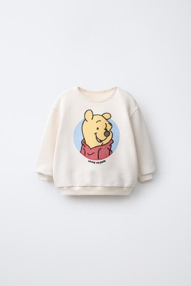 WINNIE THE POOH © DISNEY EMBROIDERED SWEATSHIRT - Light ecru by Zara - Image 0