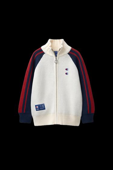 CHAMPION ® X ZARA KNIT CARDIGAN - Ecru by Zara - Image 0