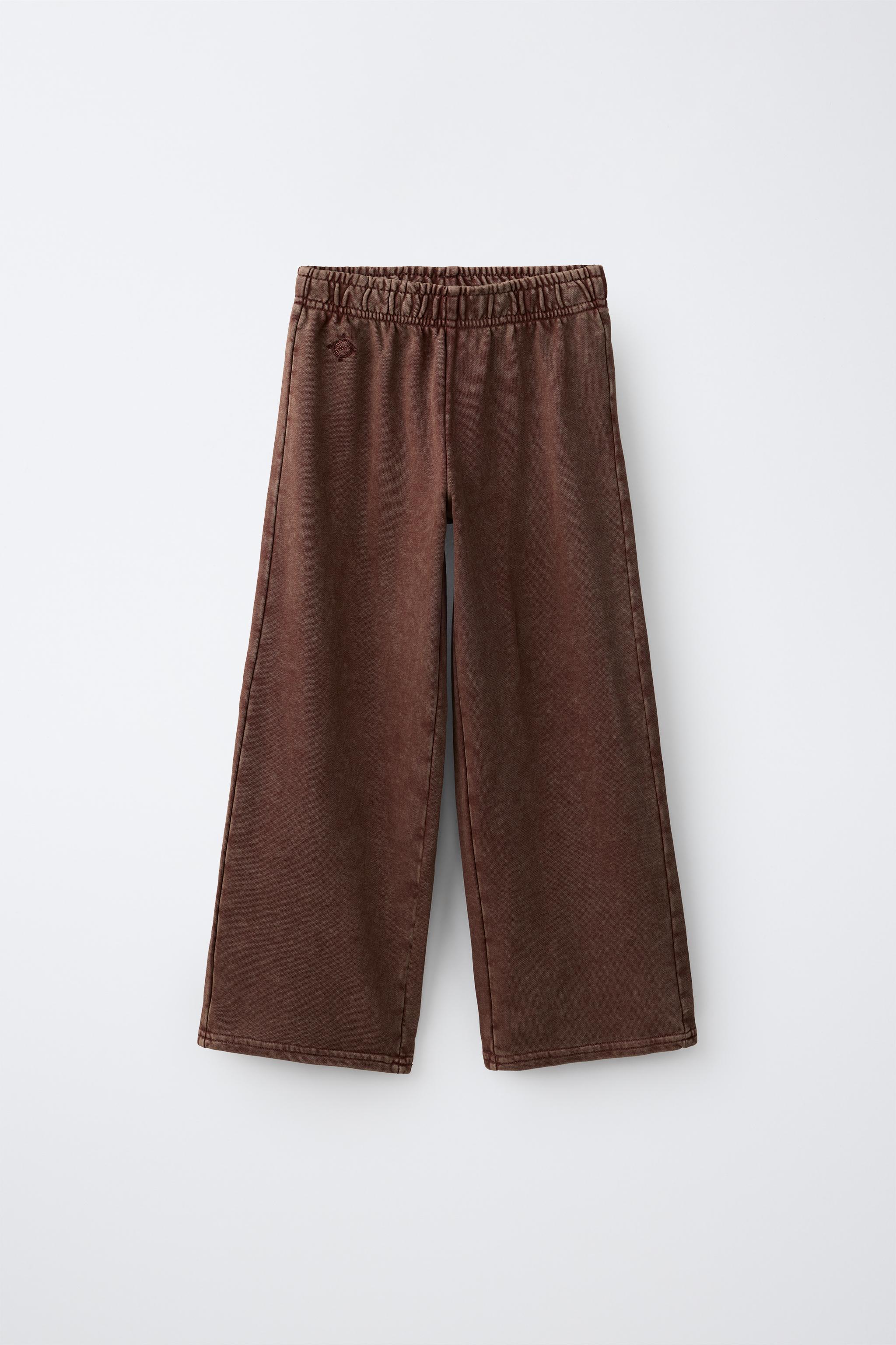 WASHED-EFFECT SWEATSHIRT AND PANTS JOGGING SET