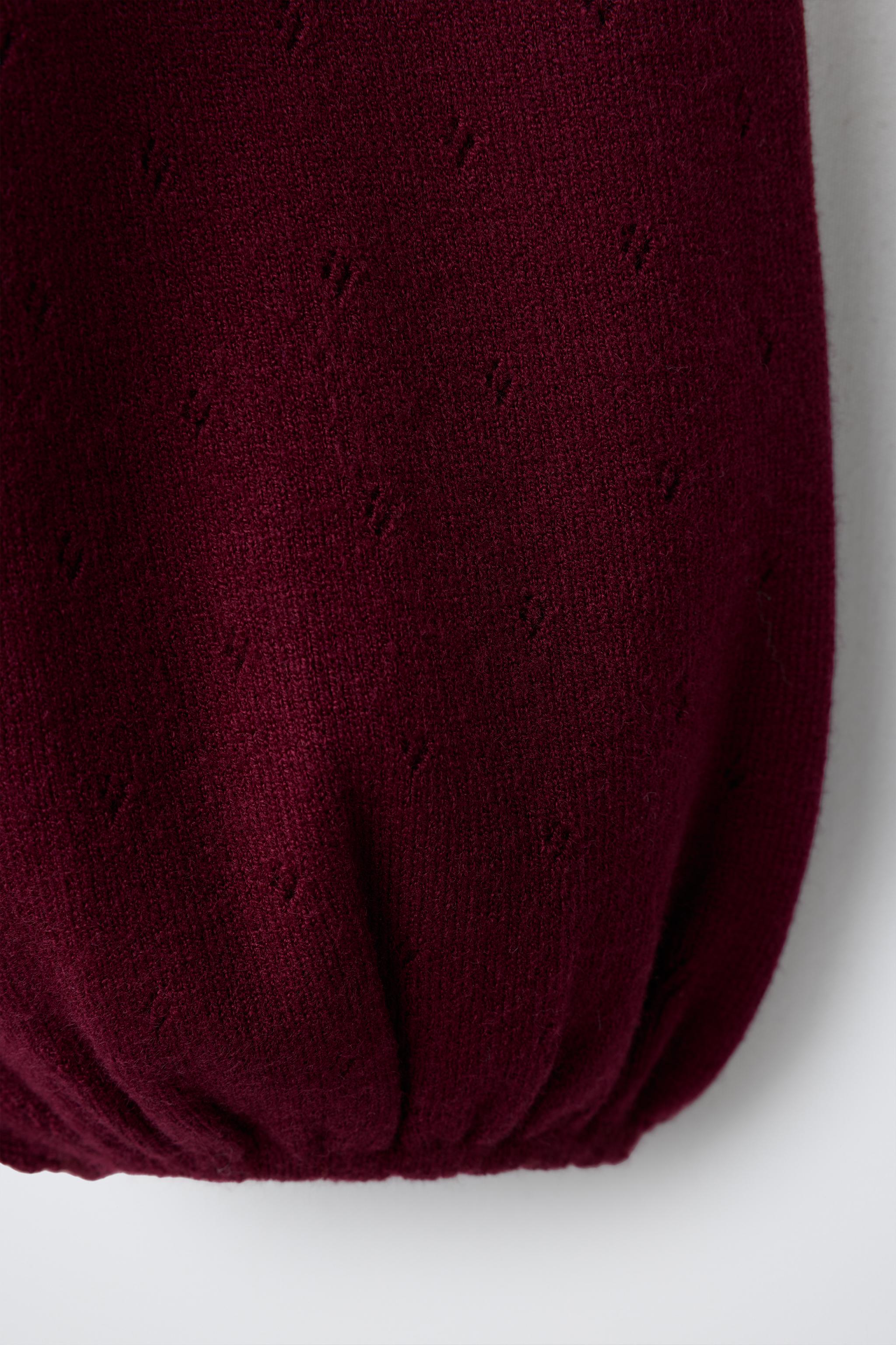 PANTALON SAROUEL EN MAILLE AJOURÉS