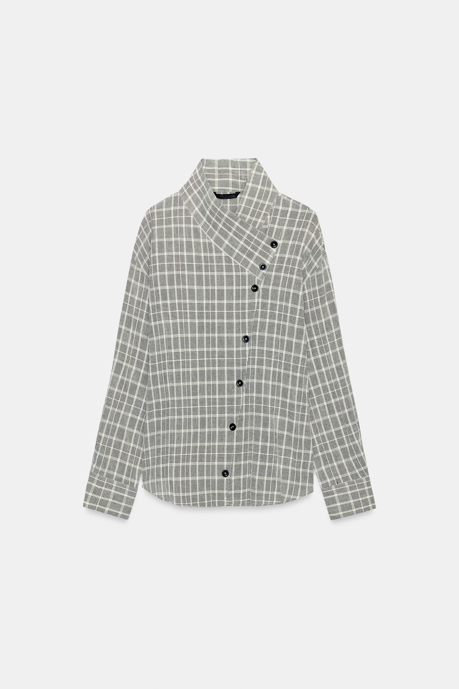 PLAID WRAP SHIRT thumbnail 8