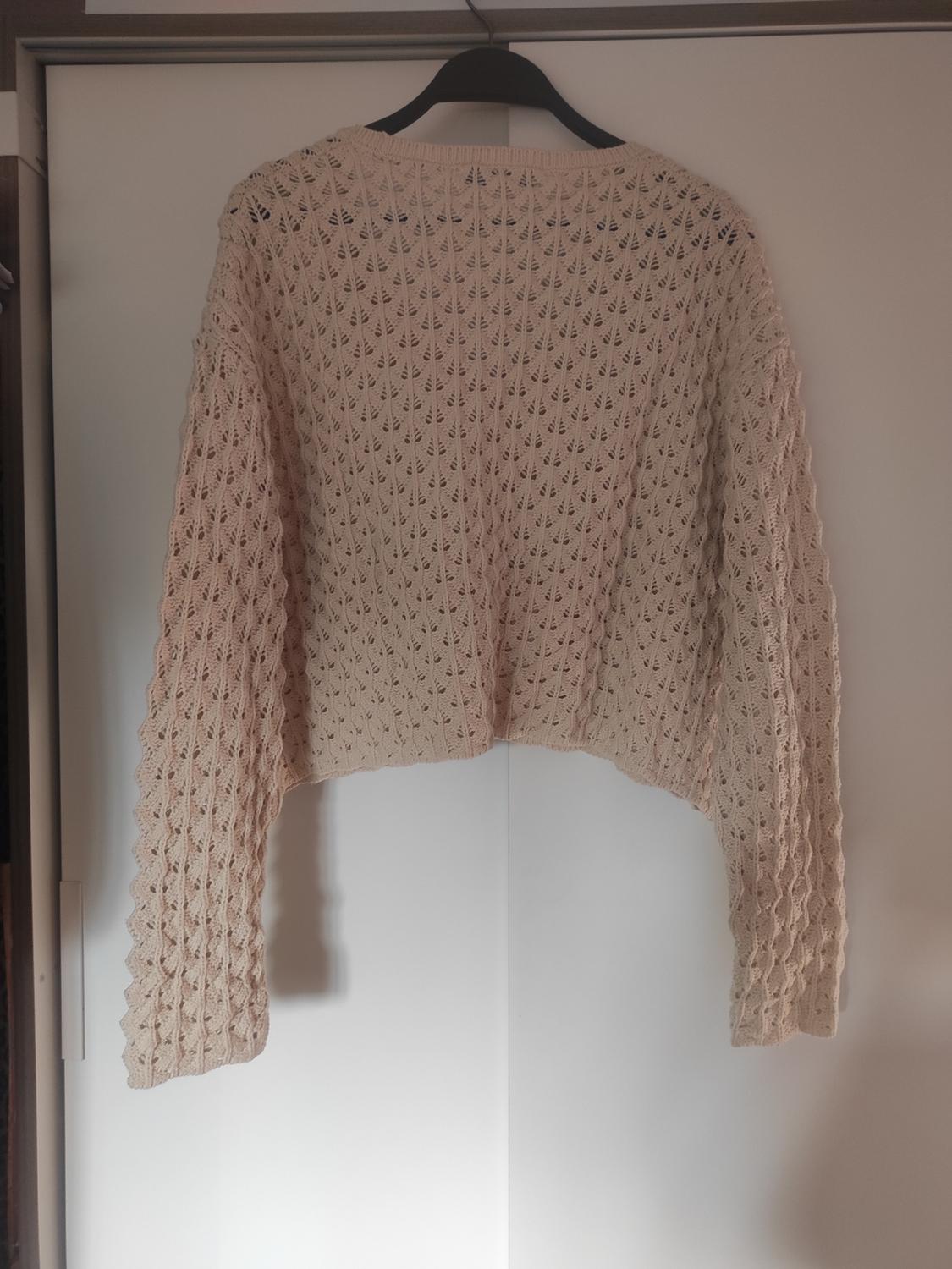 OPEN KNIT TEXTURED CARDIGAN - Image 2