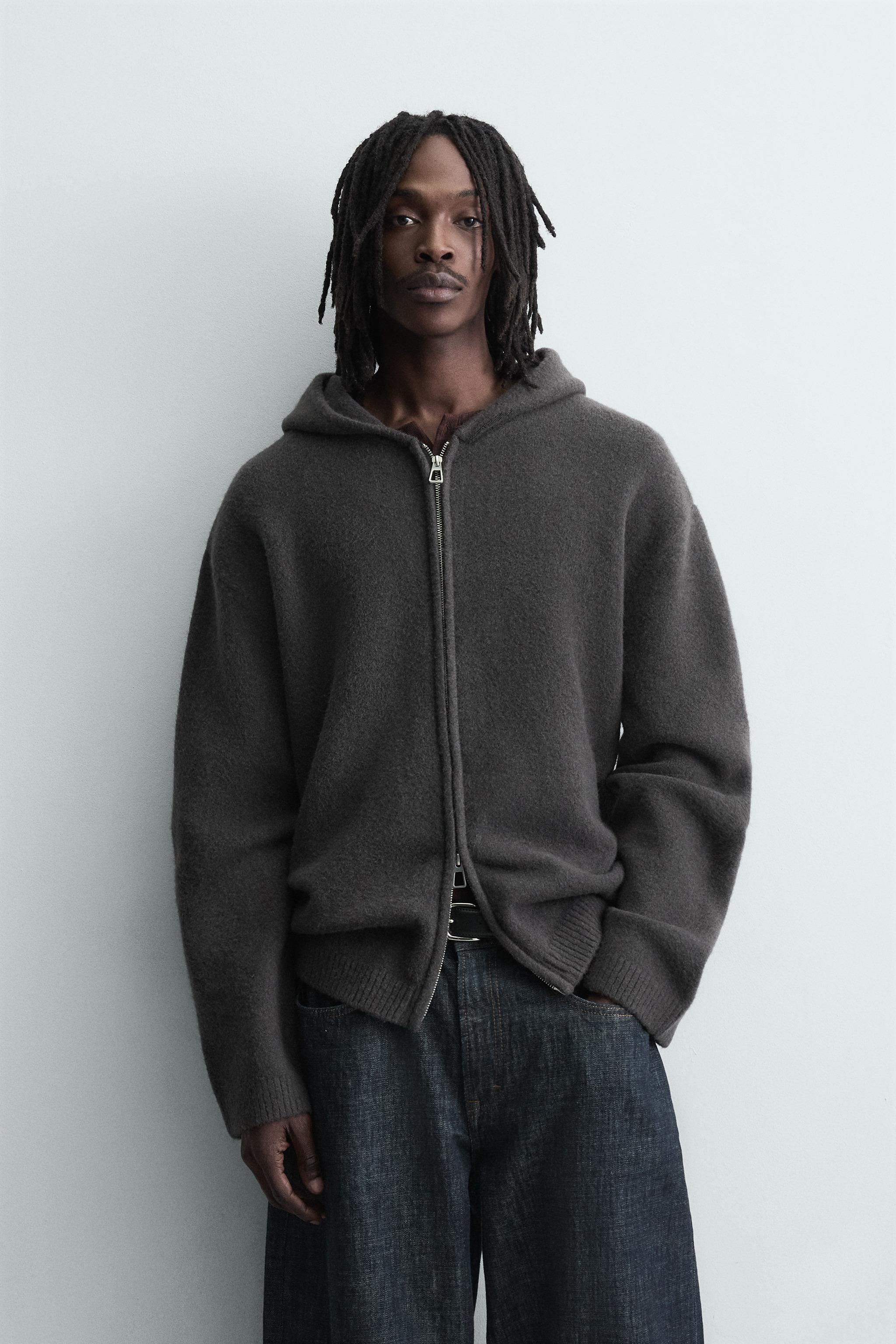 HOODED CARDIGAN