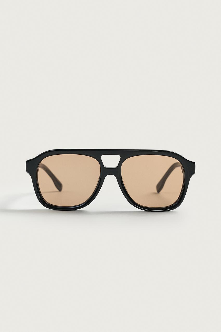 RECTANGULAR SUNGLASSES - Black | ZARA United States display picture 1
