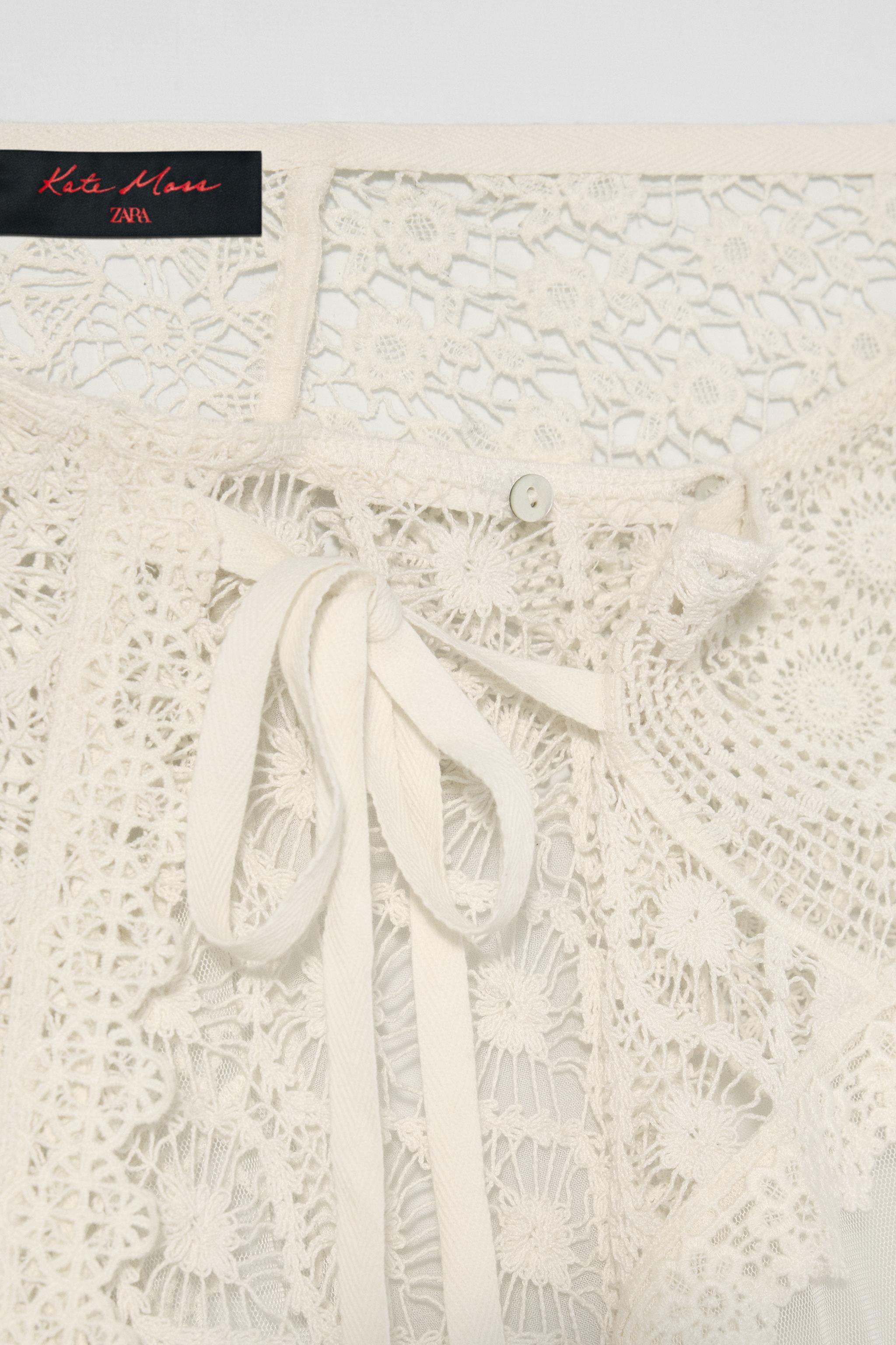 JUPE MIDI PATCHWORK KATE MOSS X ZARA