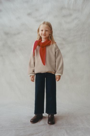 Zara EMBROIDERED COWBOY BOOTS - Brown