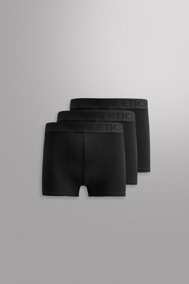 BÓXER COMBINADO PACK 3 - Negro de Zara
