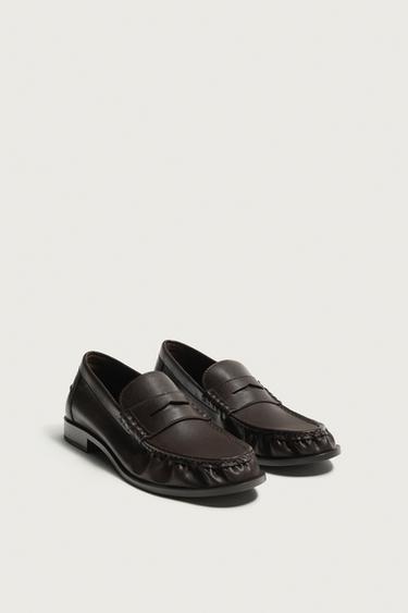 DRESSY PENNY LOAFERS - Chocolate by Zara