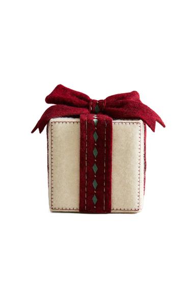 WEIHNACHTSGESCHENK MIT LICHT, MITTELGROSS - Cremefarben von Zara