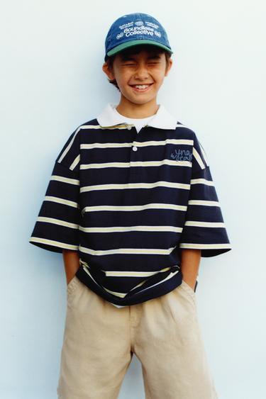 LOOSE-FITTING BERMUDA SHORTS WITH ELASTIC WAIST - straw by Zara