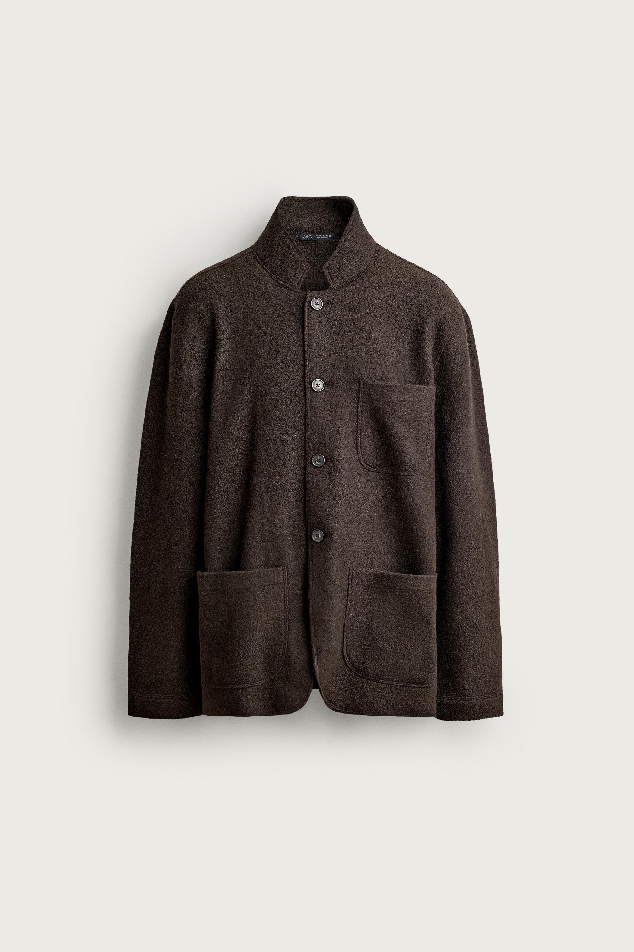 WOOL-BLEND RELAXED FIT BLAZER