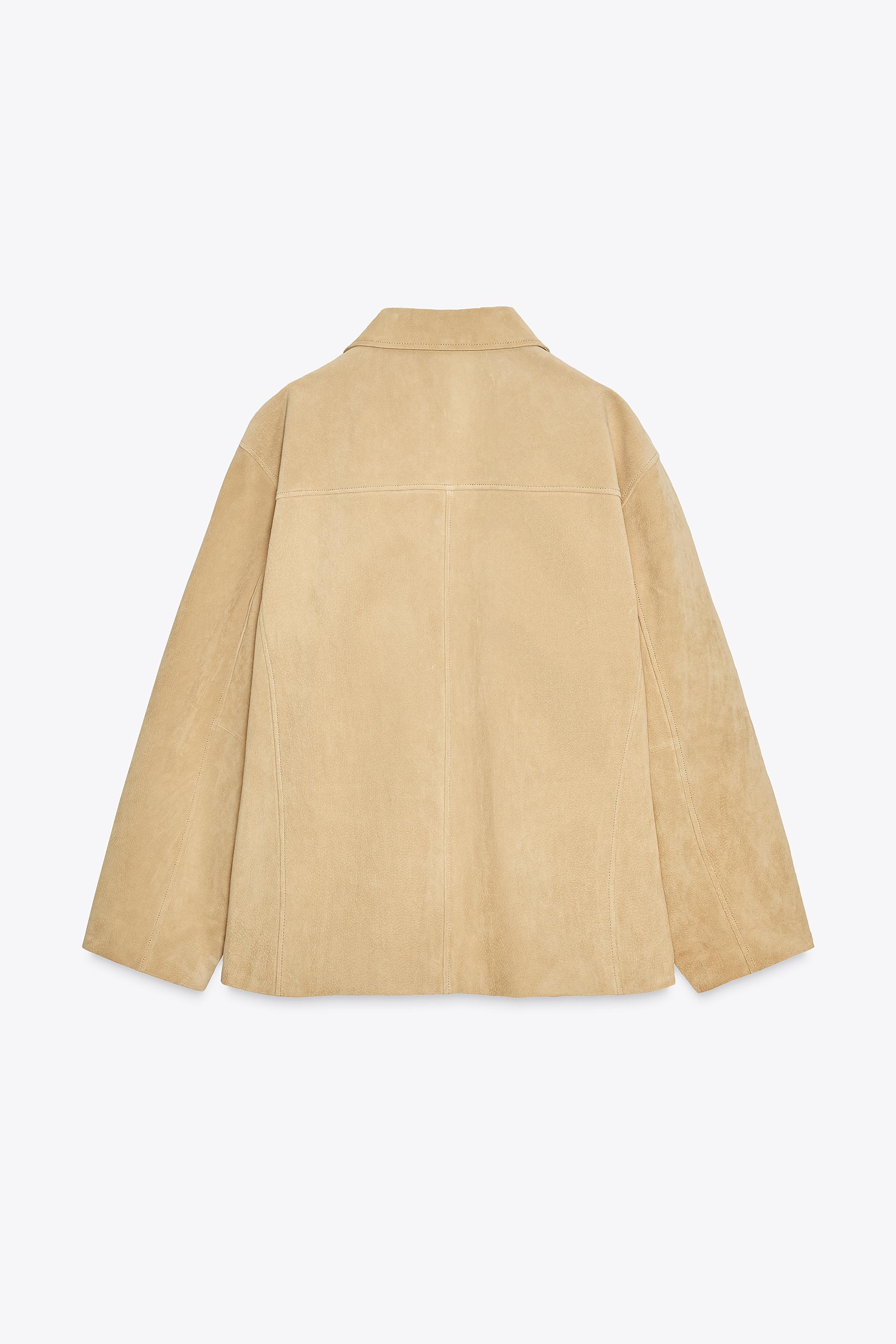 新品ZARA ZW COLLECTION レザー スエード ジャケット Sサイズ 新品ZARA ZW COLLECTION レザー スエード ジャケット Sサイズ